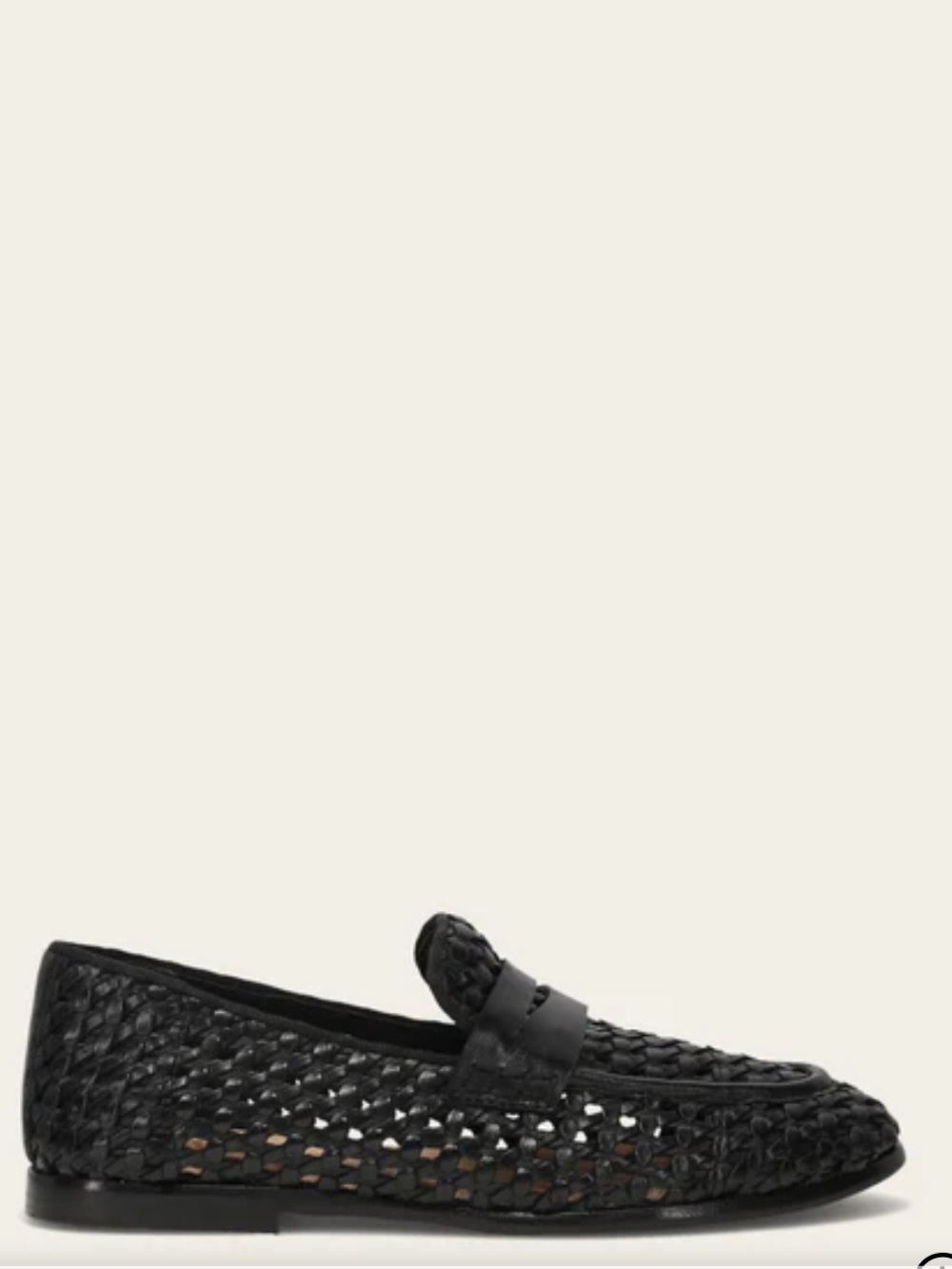 Frye Faith Woven Loafer — Black Women’s Loafer
